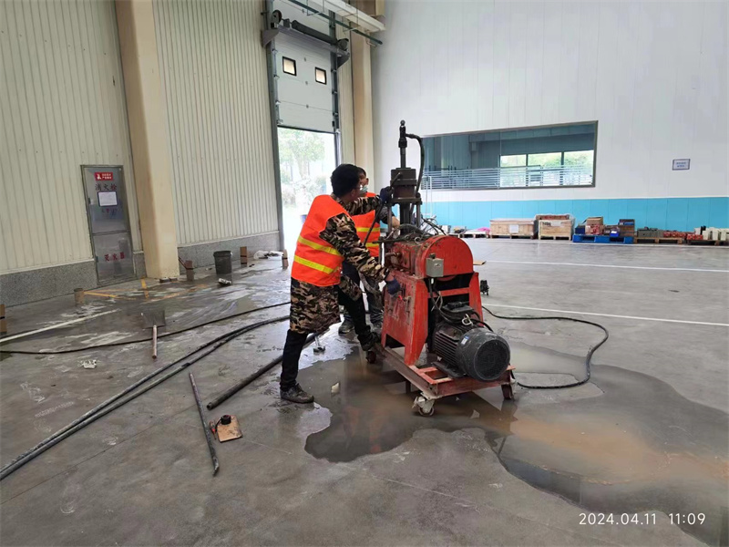 井陉矿厂房地面下沉塌陷注浆加固施工